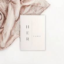 Sổ cưới hiện đại dành cho cô dâu - Sổ tay cưới của cô dâu và chú rể, Sổ cưới 28 trang, Kích thước: 14cm x 10cm, Phù hợp cho các cặp đôi mới cưới, Lời thề nguyện, Vật dụng cần thiết cho đám cưới - trắng - Xem 4