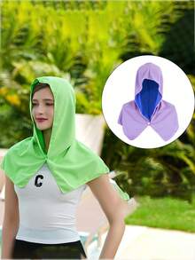 1pc Multifunctional Cooling UV Protection Shawl, High-Tech Fiber Ultralight Neck Gaiter