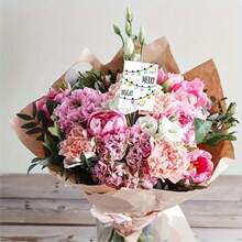 20/40/80pcs Floral Card Clips, Transparent Heart-Shaped Plastic Flower Card Clips For Bouquet Arrangement, Craft, Wedding Party, Birthday Packaging, Valentine's Day, Mother's Day Decoration - White - View 8