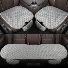 Poduszki na siedzenia samochodowe 1 szt./2 szt./3 szt. na pojedyncze siedzenie, pluszowe, z długim haftem w kratkę i diamentami, eleganckie i obszerne, miękkie i wygodne, odpowiednie na każdą porę roku, pasujące do pojazdów, z materiałem bazowym z funkcją podparcia w postaci granulek. - Wielokolorowe - Zobacz 18