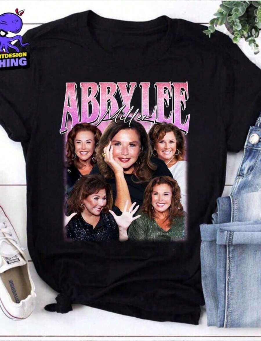 Abby Miller Vintage Bootleg Unisex T-Shirt Christmas Gift For Abby Dance Moms Tees Abby Mi - 黑色 - 查看 1