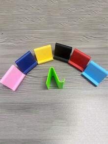 2/4/8-częściowy kreatywny plastikowy uchwyt na telefon, odpowiedni do telefonów o różnych rozmiarach, wygodne korzystanie z telefonu, wielofunkcyjny przenośny stojak na telefon, stojak na tablet - Wielokolorowe - Zobacz 6