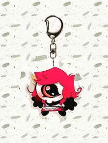 1pc Cartoon Acrylic Keychain, Cute Bag Charm, Anime Character Keyring, Car Key Chain, Backpack Pendant, Jewelry Accessory, Perfect For Daily Wear, Great Gift For Friends And Fans - Multicolor - View 15