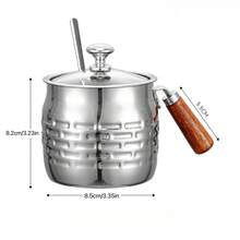 New High-Quality Coffee Sugar Canister/Spice Jar With Lid And Spoon - 316L Stainless Steel, Golden Texture, Stainless Steel Material, Large Capacity, Suitable For Home Kitchen Use - Cup-shaped - View 8