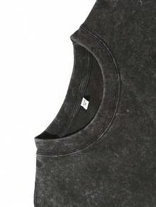 2026 Men's Washed Streetwear Brand Has Launched An Oversized T-Shirt Featuring Invincible Comic Character Designs And Text. This Casual Outfit Is An Ideal Choice For Everyday Wear, Featuring Prints On Both The Front And Back. It Is A Vintage Heavyweight T-Shirt. ,High-Quality Wax Printed Cotton Retro FashionBrand T-Shirt, Men's T-Shirt, Beach Must-Have, Men's Summer T-Shirt, Holiday Gift, Perfect Gift,Graphic Tees Women,Graphic Tee,Shirts - 黑色 - 查看 5