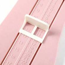 1pc Baby Foot Measuring Device For Kids' Shoe Size Measurement, Infant Gift Feet Length Measurer - 粉色 - 查看 2