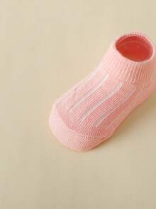 5 Pairs Baby/Toddler Solid Color Breathable Ankle Socks, Spring/Summer - Multicolor - View 5