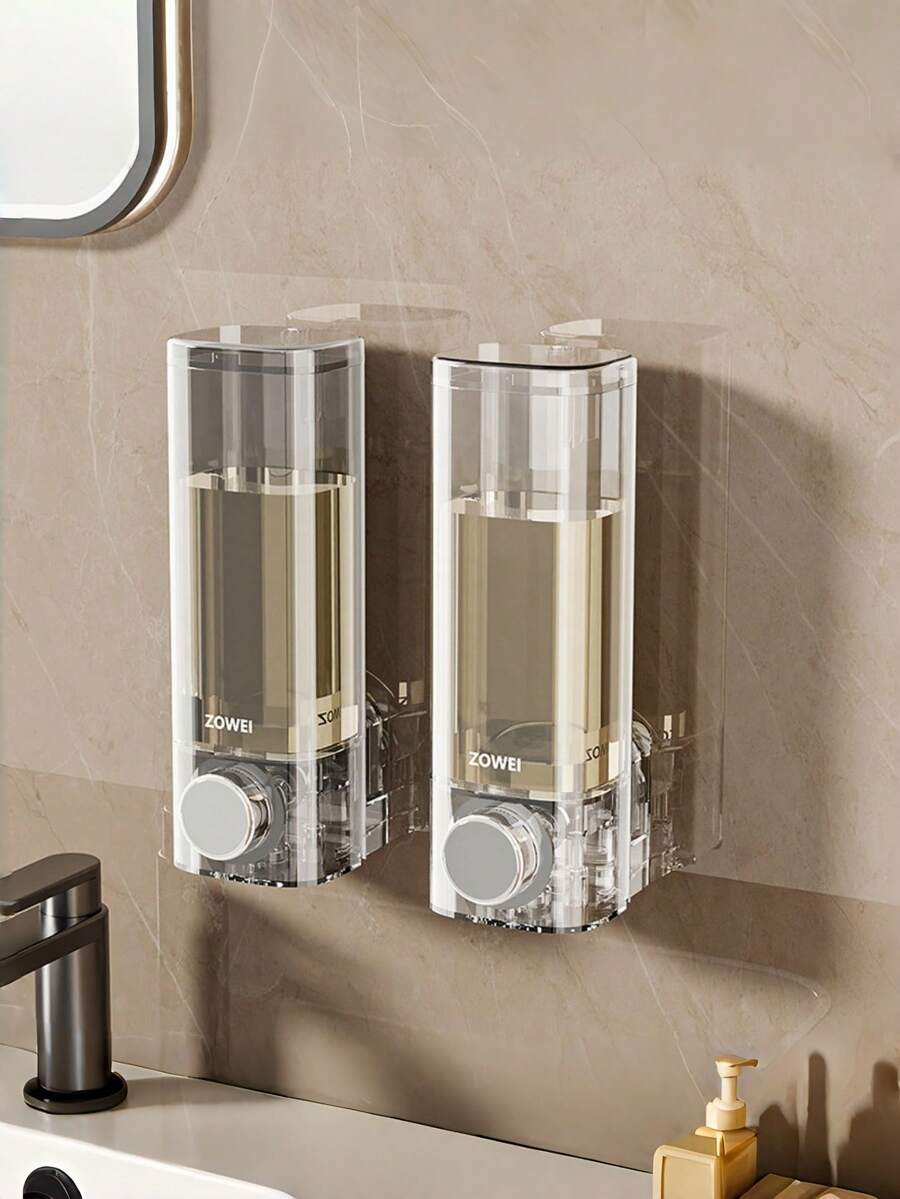 Wall-Mounted Shower Dispenser For Shampoo, Conditioner, Hand Soap, Large Capacity For Bathroom Decor - Multicolor - View 1