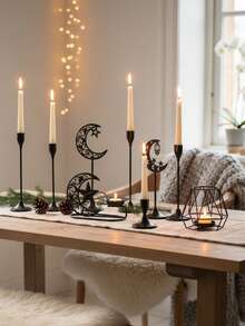 1件斋月烛台桌中心装饰婚礼派对结婚纪念日家居装饰烛光晚餐装饰，星星，月亮，灯笼，斋月餐具，斋月目的，斋月礼物，开斋节赠品，斋月灯笼，斋月反思，斋月，斋月分发，斋月吉祥，斋月灯笼，斋月，斋月装饰，斋月装饰品，斋月。 - 彩色 - 查看 7