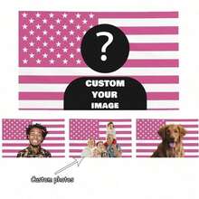 Custom Pink America Flag Personalized Flags Design Your Image Funny Tapestry Poster For Decorate Clubs Concerts Bars University Dormitories Living Rooms Bedrooms- Wall Decoration, Gifts, Valentine Day, Valentine Day Decor Ornamental Fashionable, High-Quality, Stylish Custom, Personalized, Unique Ideal Gifts For Her Her, Boyfriend, Girlfriend, Dad, Family, Mom, Friends, Pets, Son, School Students, Daughter, Workers School, Home, Office Birthday Graduation,Multi-Functional,Durable,Ornamental,Reusable,Exquisite,Stylish,High-Quality,Colorful,Modern,Custom,Personalized,Unique,Ideal Gifts For Him,Ideal Gifts For Her,Boyfriend,Dad,Girlfriend,Mom,Family,Friends,Tea Room,Home,Garden,Office,For Anniversaries,For Valentine's Day,For Mother's Day,For Birthdays,For Father's Day,For Graduation,For Weddi - Multicolor - View 12