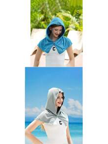 1pc Multifunctional Cooling UV Protection Shawl, High-Tech Fiber Ultralight Neck Gaiter