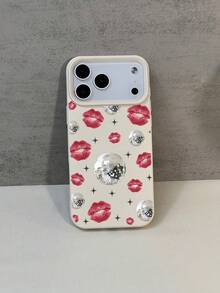 1 chiếc ốp lưng điện thoại tối giản họa tiết môi đỏ và ngôi sao bằng chất liệu TPU, tương thích với iPhone 17/17Promax/Air/17Pro/16e/16Promax/16/15/12Promax/13/13Promax/14/15/17/16Pro/11Promax/12, ốp bảo vệ mềm mại, thời trang dành cho cả nam và nữ. Cũng phù hợp với S24/A54/S23, phiên bản quốc tế, không phải phiên bản nội địa. - Nhiều màu - Xem 4