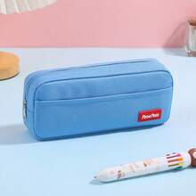 1pc Simple Large Capacity Stationery Bag,Pencil Case,Back To School - Same Style In Multiple Colors - View 13