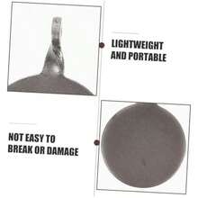 Holibanna 6 Piezas Blancos de Entrenamiento Acero Inoxidable Pequeños y Portátiles para Práctica de Tiro con Diseño Colgante Resistente - / - Ver 7