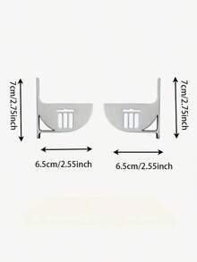2 estantes de almacenamiento de cocina ajustables y sin perforación - Cajas de almacenamiento de plástico multifuncionales adecuadas para película de envoltura, bolsas de basura, etc. - Estante lateral de gabinete y refrigerador que ahorra espacio - Multicolor - Ver 7