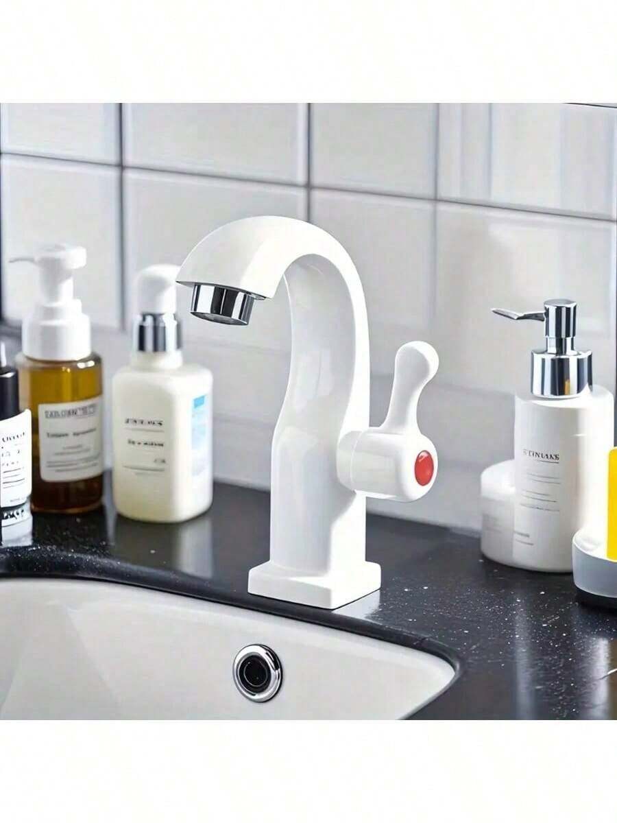 Durable Plastic Faucet - Modern Design, Universal Fit For Kitchen Sink And Bathroom Sink, Stylish Bathroom Accessory