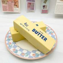 逼真仿真黄油玩具，办公室恶作剧用品，同事搞笑礼物，缓解压力 - 彩色 - 查看 5
