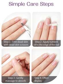 10g Solid Nail Nourishing Cuticle Softeners Cream Nail Strengthening Cream Hand Foot Care Cream Deeply Moisturizing And Nourishing Heel Skin, Hydrating Rough And Dry Foot Skin,Smooth And Soft Foot And Hand Skin Cream Nail Care Tool - 10g - View 10