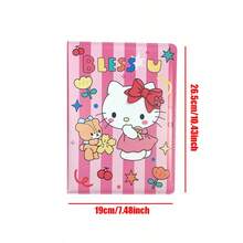 Sanrio دفتر ملاحظات بحجم B5 قطعة واحدة، دفتر ملاحظات ذو غلاف صلب بألوان زاهية وصفحات كاملة من شخصيات كرتونية جديدة من سانريو، ضروري للطلاب والطالبات للعودة إلى المدرسة - متعدد الألوان - مشاهدة 5