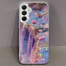 Funda de Teléfono Dream Water Flow para Samsung Galaxy A02 A03S A04 A05S A06 A13 A14 A15 A16 5G A21S A22 A23 A24 A25 A26 A32 A34 A35 A36 A50 A52 A53 A54 A55 A56 A73 S21 Ultra S22 Plus S23+ S24 FE S25 Funda Creativa de TPU Suave y Duradera, Transparente y Protectora, Antigolpes - Multicolor - Ver 7