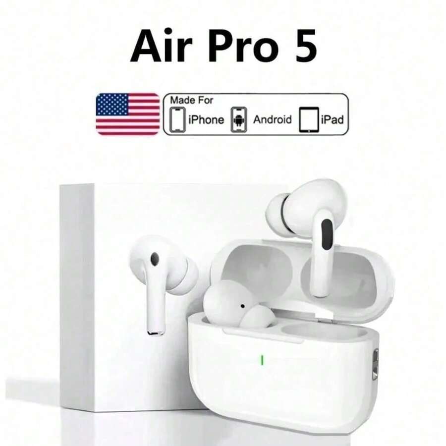 Pro 2 Bluetooth 5.3 Wireless Earbuds & Gaming Headset 2 In 1, True Wireless Stereo Earphones With Deep Bass, Low Latency Game Mode, HD Mic Clear Call, Long Battery Life, IPX5 Waterproof Sport Earbuds, Noise Isolation Comfort Fit In Ear Headphones, Portable Charging Case, Stable Connection, Compatible With IPhone Apple Android Phone Laptop, HiFi Sound Quality, For Sports Gaming Work Travel Daily Use, 2026 New Upgrade High Performance Dual Mode Headset - 白色 - 查看 1