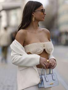 独一无二的午夜街珍珠文胸，时尚必备单品，女士夜店派对必备，完美礼物之选