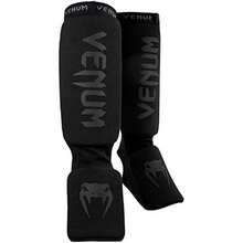 Venum Kontact Espinilleras - Negro/Negro-XS - Ver 1