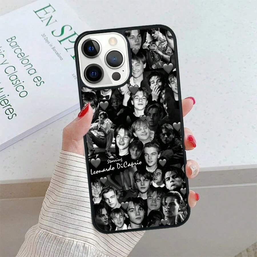 Leonardo Dicaprio Collage Phone Case cover compatible with SE2020 15 16 14 13 12 11 Pro Max Coque compatible with Apple 8 PLUS 7 fundas, Cover compatible with  17 pro hülle,  17 pro max hülle,  17 hülle,  16 pro hülle, Cover compatible with  17 pro hülle,  17 pro max hülle,  17 hülle,  16 pro hülle - 10 - Übersicht 1