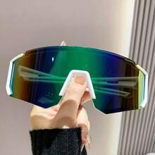 5pcs/Set Unisex Street Style Reflective Y2K Fashion Glasses Combo, Suitable For Outdoor Cycling, Running, Hiking, Skiing, Y2K Style, Essential For Summer Beach Vacation, Outdoor Travel, Random Color Assortment - Multicolor - View 8