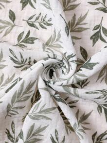 1件棉质纱布哺乳巾，透气哺乳围巾带硬质支撑环，哺乳围裙，多功能汽车座椅遮阳篷，复活节礼物