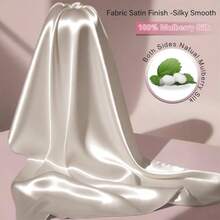 Mulberry Silk Pillowcase With Zipper Closure Standard Size 20x26 Inches 1 Pack Natural Beige Cooling Smooth Soft Breathable Pillow Cover For Hair And Skin Care Ideal For Hot Sleepers Women Men - 1 - 查看 3