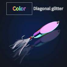 7g 10g 14g 21g 28g Cuchara giratoria de metal,ñuelo de pesca de trucha, cebo duro, paillette, cebo artificial, pequeñosñuelos giratorios de lentejuelas duras - Color - Ver 13
