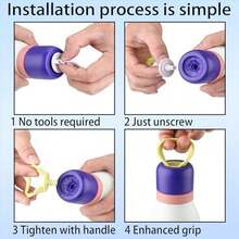 Insulated Water Bottles For Outdoor - 2+2 Dark Blue - View 4