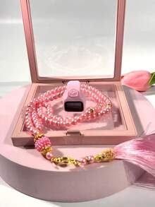 2pcs Set: 99 Beads Ramadan Prayer Beads Rosary With Transparent Jewelry Box, Suitable For Ramadan Gifts, Praying, Sports, Golf Counting - Multicolor - View 2