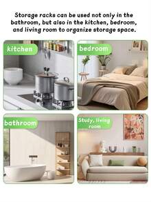 3 piezas Estantería de baño de acero inoxidable sin taladro, cesta de ducha de esquina, organizador de ducha adhesivo montado en la pared, soporte para dispensador de jabón, estante para champú