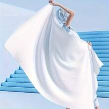 1 Pack Disposable Soft Bath Towels, Thick & Large Absorbent Towels For Travel, Hotel, Home Use, Dry & Wet Dual-Purpose, Skin-Friendly Bathing Towels, Suitable For Mothers & Babies, Outdoor Swimming & Fitness, Quick-Drying