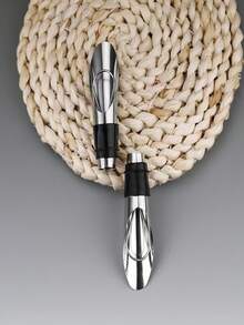 1/2/3/Pcs, Wine Pourer And Stopper, Stainless Steel Wine Aerator Pourer And Wine Stopper Set, Reusable Wine Tools, To Keep Beverages Fresh, For Bar Pub Use, Wedding Party Favor, Birthday Gifts, Home Kitchen Items - Multicolor - View 6