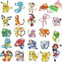 Tranh hoạt hình kim cương pha lê lấp lánh, làm thủ công 5D, bộ vật liệu trang trí DIY, quà tặng sinh nhật dễ thương. - Nhiều màu - Xem 7