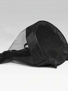 Durable Polyester Sports Mesh Bag, Basketball Storage Bag, Suitable For Sports, Fitness And Swimming, Black Mesh Design, Drawstring Closure, Suitable For Outdoor Venues And Storage - Multicolor - View 3