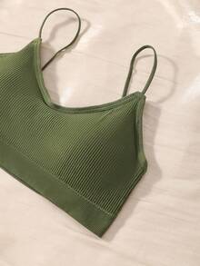 3pcs/Set Women's Breathable Wireless Padded Camisole Bras - Multicolor - View 4