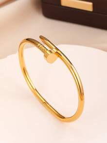 1/3pcs Set Fashionable Stainless Steel High Quality Flower Zirconia Women Bangle Jewelry Set, Suitable For Daily Wear