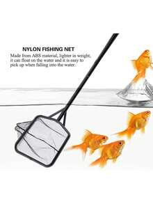 Red de Nailon Liviana, Soporta hasta 500 G, Material ABS, Herramienta de Pesca Portátil para Peces Pequeños, Fácil de Colgar o Transportar, Diseño de Orificio Integrado, Buena,37487598 - Marrón Mocha - Ver 5