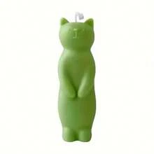 1pc 3D Cute Cat Shaped Candle Making Craft Silicone Mold