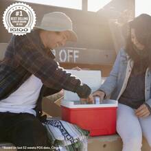 Small Cooler, 9 Quart Laguna Chest, 13 Can Capacity, Red - 紅色 - 查看 10