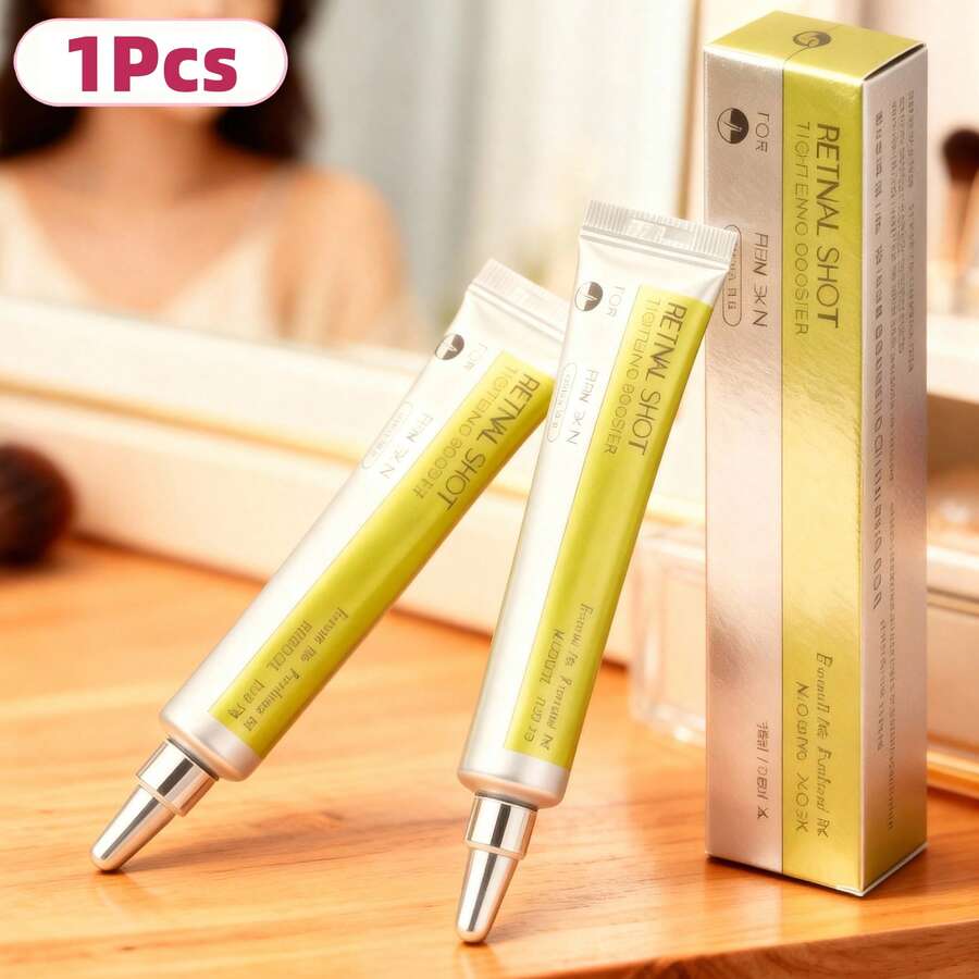 Retinol Serum For Face, Anti-Aging Firming Booster | 0.1% High-Purity Retinal, Hyaluronic Acid & Peptides | Fades Wrinkles & Fine Lines, Minimizes Enlarged Pores, Improves Skin Texture | Micro-Particle Deep Absorption, Reduces Irritation | Boosts Skin Elasticity & Radiance, Hydrating Lifting Serum | Night Use Skincare, 15ml - RS-TB1 - 查看 1