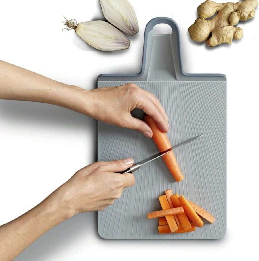 Joseph Joseph Chop2Pot Plus Folding Cutting Board Easy-Grip Handle (Regular) - Black - ColorC - 查看 1