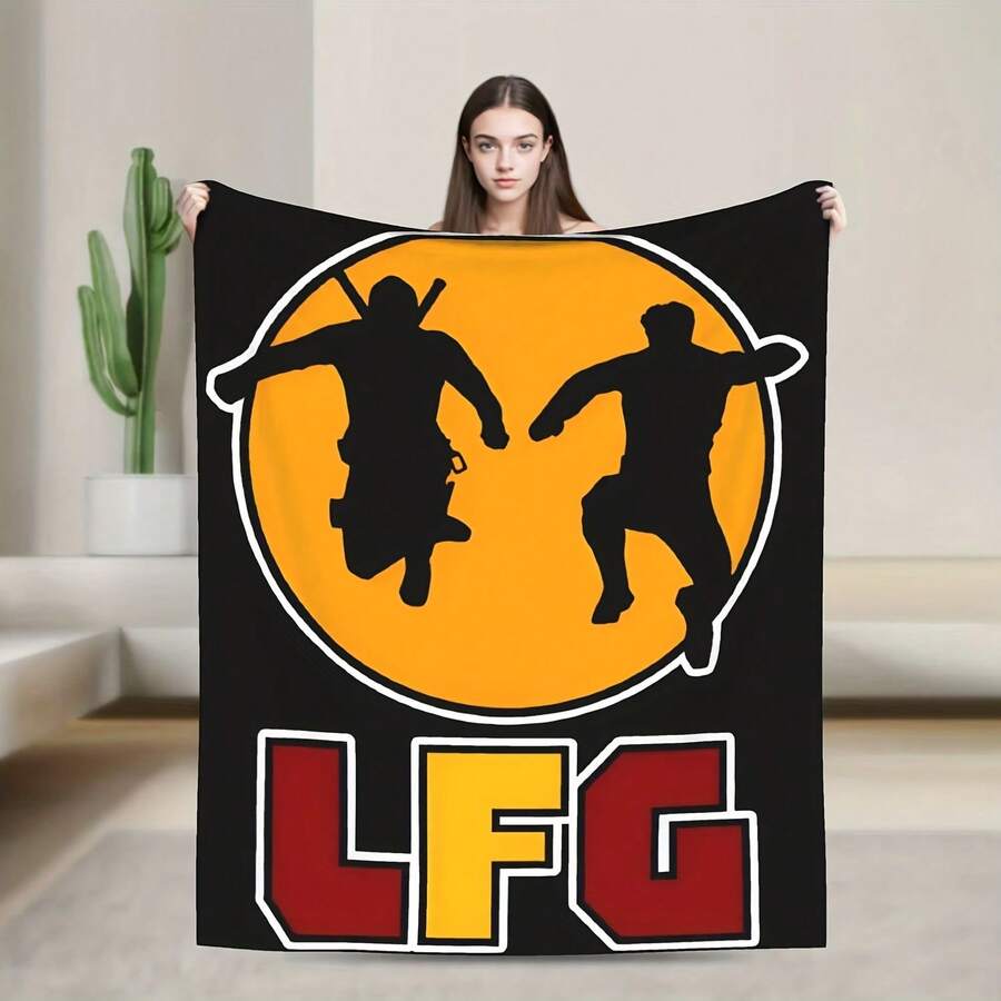 LFG Deadpool Wolverine Blanket Fce Decoration Multifuion Soft Throw Blankets For Bedding Travel Bedspreads - Phong cách 5 - Xem 1