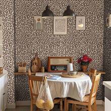 1 Roll Leopard Print Decorative Peelable Wallpaper - Unique Leopard Contact Paper - Self-Adhesive Removable, Waterproof, Suitable For Renters' Bathrooms, Vinyl Base, Size 15.7" X 118" - Brown - View 8