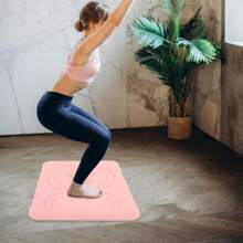 FIAN Kisangel colchoneta para saltar esteras de espuma alfombra interior Saltarlo no tapete gym tapete para gimnasio estera de cuerda deportiva colchoneta de ejercicios para el hogar tipe rosa - Rosa - Ver 4