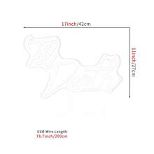 1pc "Till Death Do Us Part" Neon Light, USB Neon Light For Wedding, Customized Neon Light, Home Neon Light, Bedroom Decor Lighting, Valentine's Day Gift